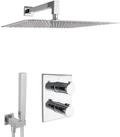 PaulGurkes Thermischer Verbr&uuml;hschutz (Set, Dusch-Set mit Thermostat, Kopf- und
