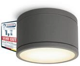 SSC-LUXon LED Au&szlig;en-Deckenleuchte CELI-WX Aufbauspot flach IP44 Bad & Aussen