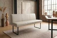 KAWOLA Sitzbank ELEEN Esszimmerbank Leder pigmentiert &ndash; modernes Design, 143...