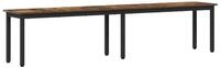 vidaXL Sitzbank Bank Raucharbe 200 x 35 x 45 cm Holzwerkstoff (1-St)