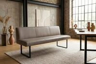 KAWOLA Sitzbank ELEEN Esszimmerbank Leder pigmentiert &ndash; modernes Design, 203...