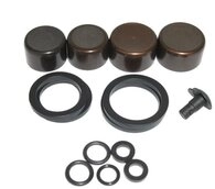 SRAM Scheibenbremse SRAM Kolben f&uuml;r Guide Ultimate 2x16mm, 2x14mm Service-Kit -