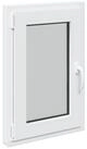 vidaXL Fenster Kellerfenster Innenseite Farbe Wei&szlig; RISOR 50 x 75 cm, (1 St)