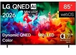 LG 85QNED70B6A QNED-Fernseher (215 cm/85 Zoll, 4K Ultra HD, Smart-TV) schwarz