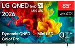 LG 85QNED82B6A QNED-Fernseher (215 cm/85 Zoll, 4K Ultra HD, Smart-TV) schwarz