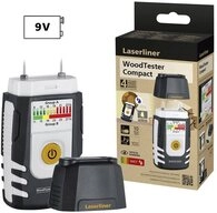 LASERLINER Feuchtigkeitsmesser WoodTester Compact Holzfeuchtemessger&auml;t 082.004E