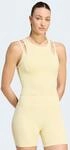 Tanktop ADIDAS PERFORMANCE "ALL ME", Damen, Gr. XXL, beige (dual gelb), Obermaterial: