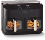Arebos Hei&szlig;luftfritteuse AR-HE-DPH10, 2450 W, 2 separat steuerbare Garzonen,...