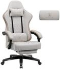 GTPLAYER Gaming-Stuhl Gaming Stuhl Stoff, Gaming Sessel mit Taschenfederkissen,