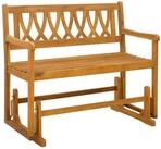 vidaXL Sitzbank vidaXL Garten Schaukeltbank Natur 110 x 59 x 97 cm Massivholz...