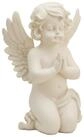 relaxdays Engelfigur Betender Grabengel (1 St), Creme