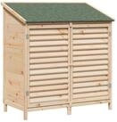 vidaXL Gartenhaus Gartenschuppen Natur 106 x 56 x 113,5 cm Massivholz aus Fichte