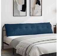 vidaXL R&uuml;ckenkissen R&uuml;ckenkissen Blau 200 x 19 x 50 cm Stoff, 1-tlg. blau