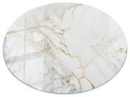 Tulup Tischplatte Oberplatte Tisch Glas Eleganter Marmor mit Adern Tischplatte...