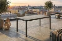KAWOLA Gartentisch LONGA Outdoor mit Keramik-Tischplatte 180x90 cm,...