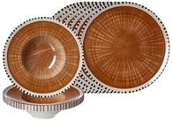 Ritzenhoff & Breker Tafelservice Natura Pizza- und Pasta-Set 12-tlg. (12-tlg), 6