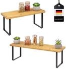 bremermann K&uuml;chenregal 2x K&uuml;chenregal, freistehend, aus Bambus, ca. 36/50 cm