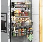 Aufworld Gew&uuml;rzregal Magnetisches Gew&uuml;rzregal f&uuml;r K&uuml;hlschrank 4er Pack mit