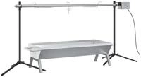 vidaXL Grillkamin Rotisserie-Grill Automatisch Edelstahl
