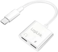 LogiLink LogiLink USB-C&reg;, Audio Adapter [1x USB-C&reg; - 1x USB-C&reg; Buchse,...