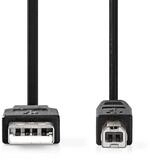 Nedis CCGL60100BK50 USB-Kabel, USB-Kabel, USB-Kabel, USB 2.0, USB-A, USB-B, 480...