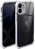ONEFLOW Handyh&uuml;lle f&uuml;r iPhone 12 mini H&uuml;lle Silikon Cushion Case Wei&szlig; 5,4...