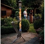 Westerholt Gartenfackel Pelletfackel f&uuml;r Garten & Terrasse, 4kW,...