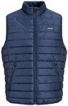 Jack & Jones Steppweste JJELVIS LIGHT BODYWARMER COLLAR Kunstfaser, regular fit