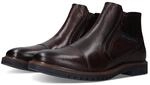 Stiefelette BUGATTI, Herren, Gr. 46, braun (dunkelbraun), Leder, Basic, Schuhe