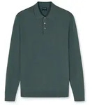 OLYMP Langarm-Poloshirt OLYMP Casual Strick, Polo langarm gr&uuml;n XXXL (64/66)