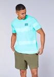 T-Shirt CHIEMSEE, Herren, Gr. XXL (60/62), bunt (tropical breeze), 100% Baumwolle,