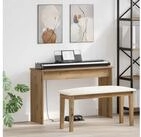 vidaXL Keyboardst&auml;nder, Klavierst&auml;nder Artisan-Eiche 100 x 32 x 64 cm...