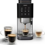 Krups Kaffeevollautomat SA404B Coffee Crush Extra Milk, kompakt, gemahlenen oder