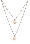 Elli Gliederkette Layer Kette mit Kreis Pl&auml;ttchen 925 Silber