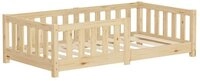 ML-DESIGN Spielbett Bodenbett Holzbett mit Lattenrost & Rausfallschutz...