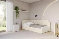 ALTDECOR Jugendbett JAXY (Jugendbett mit Bettkasten und Lattenrost, Polsterbett...