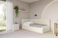 ALTDECOR Jugendbett BEMY (Jugendbett mit Bettkasten und Lattenrost, Polsterbett...