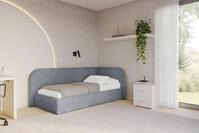 ALTDECOR Jugendbett JAXY (Jugendbett mit Bettkasten und Lattenrost, Polsterbett...