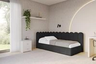 ALTDECOR Jugendbett ARTY (Jugendbett mit Bettkasten und Lattenrost, Polsterbett mit