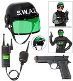 Widmann S.r.l. Kost&uuml;m WIDMANN Accessoire Set SWAT 3 Teile