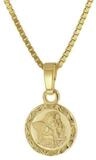 trendor Kette mit Anh&auml;nger 41162, Engel Gold 333 mit vergoldeter Silber f&uuml;r...