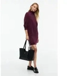 Tommy Jeans Sweatkleid TJW ESS TURTLENECK SWEATER DRESS Baumwolle