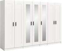 xonox.home Kleiderschrank Garderobenschrank Kleiderschrank Visby 1, 3-teilig,...