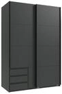 luma-home Schwebet&uuml;renschrank 22665 (B135/H198/T65 cm, Kleiderschrank 2-t&uuml;rig...