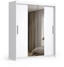 Masseno Schwebet&uuml;renschrank VIVA Kleiderschrank mit Spiegel und Schubladen
