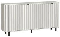Masseno Kommode MODERNO 176,5 cm Sideboard mit 4 T&uuml;ren Wei&szlig;