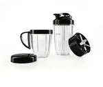 GOURMETmaxx K&uuml;chenmaschinen Zubeh&ouml;r-Set Zubeh&ouml;r-Set L 6-tlg. schwarz f&uuml;r