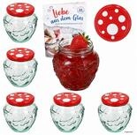 MamboCat Einmachglas 6er Set Frutta Vaso Marmeladenglas 580ml Fliegenpilz...