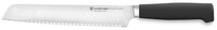 W&Uuml;STHOF Brotmesser Partner Brotmesser 20 cm schwarz, Brotmesser mit Halbkropf,
