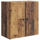vidaXL Schranksystem Wandschrank 59 x 31 x 60 cm Holzwerkstoff Altholz (1-St)